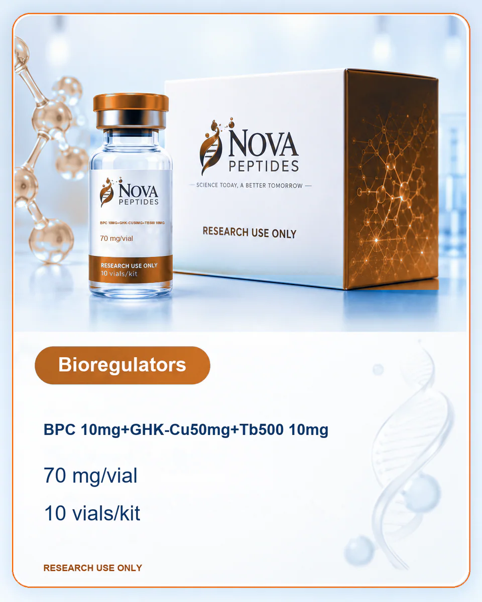 BPC 10mg+GHK-Cu50mg+Tb500 10mg 70 mg/vial · 10 vials/kit