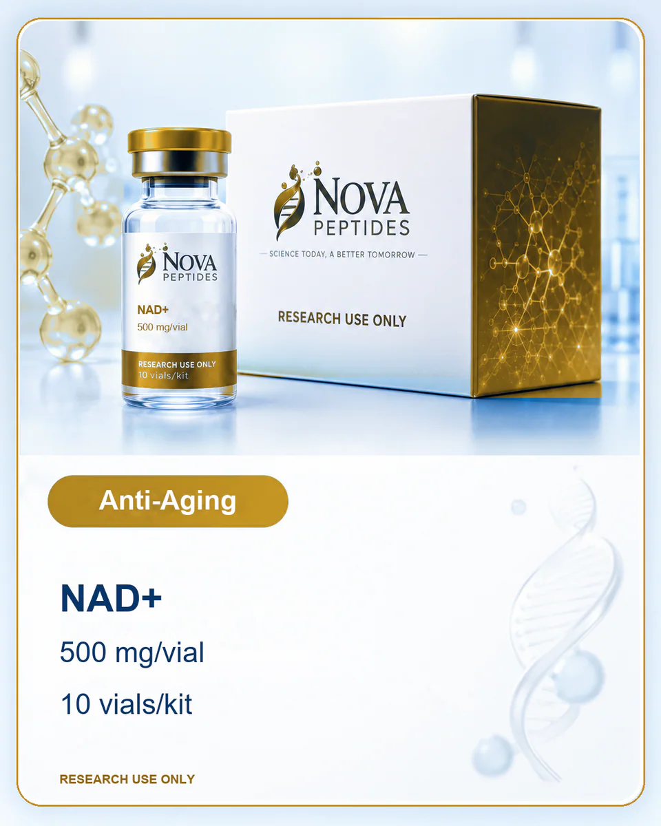 NAD+ 500 mg/vial · 10 vials/kit